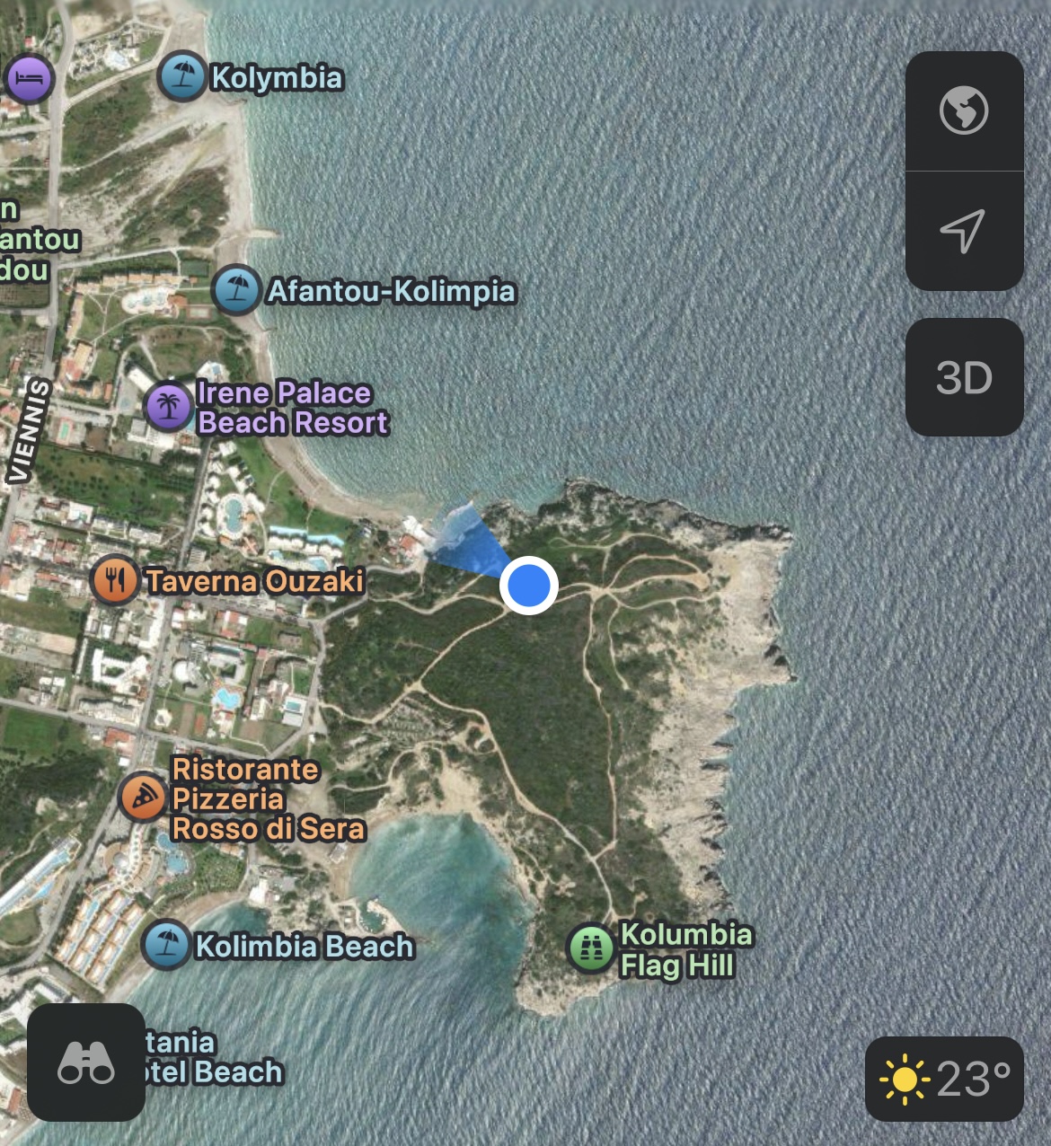 Free Things to Do in Kolymbia Rhodes