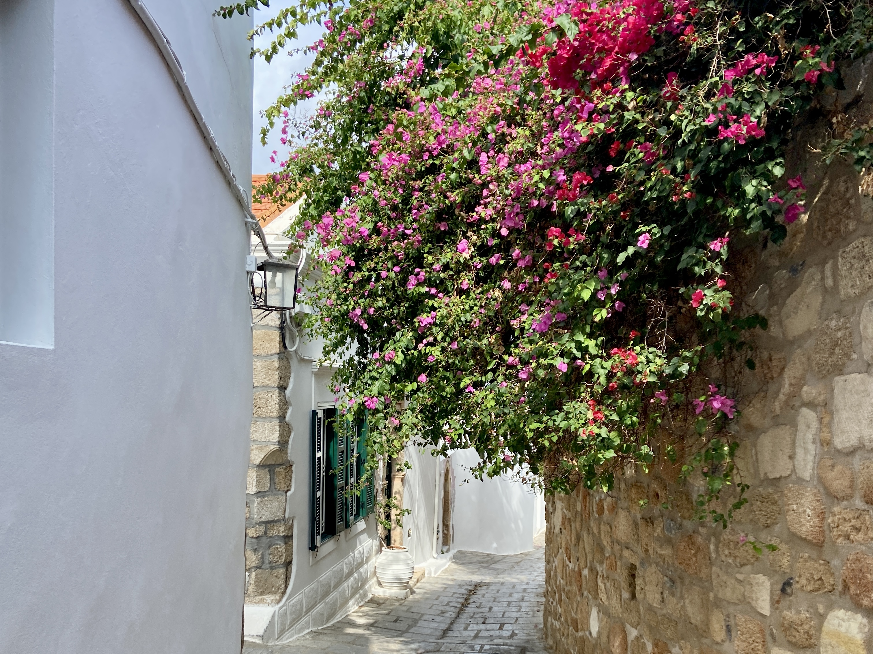 Pretty street in Lindos