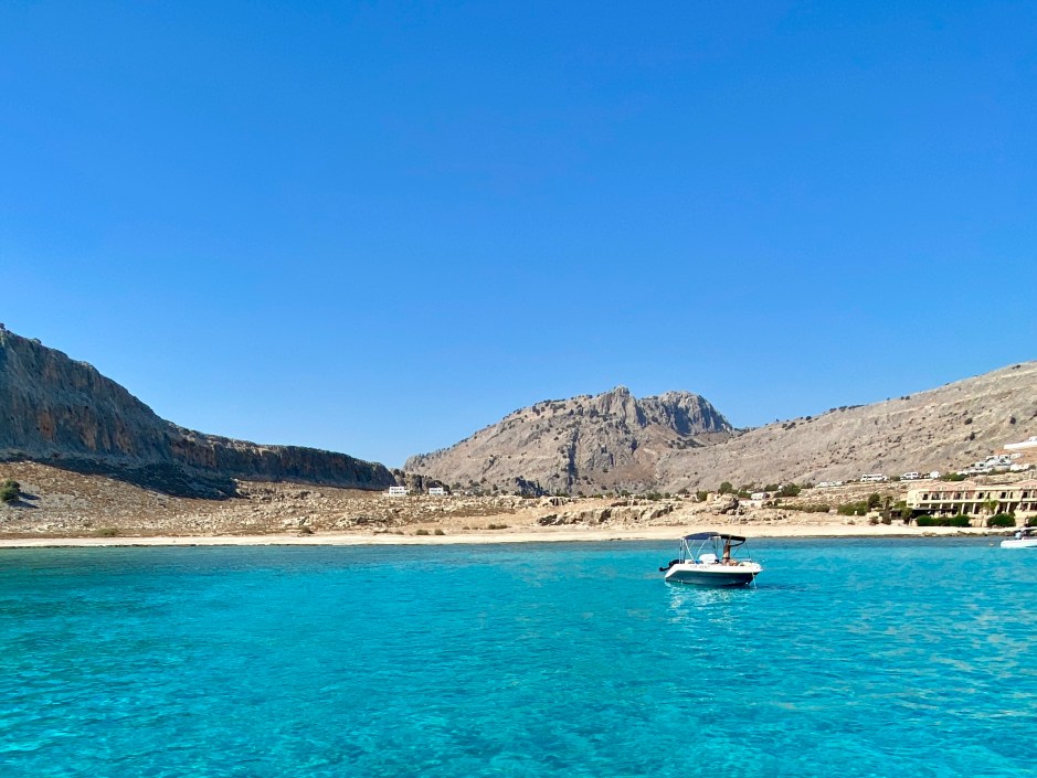 Navarone Bay and Beach Review in Rhodes