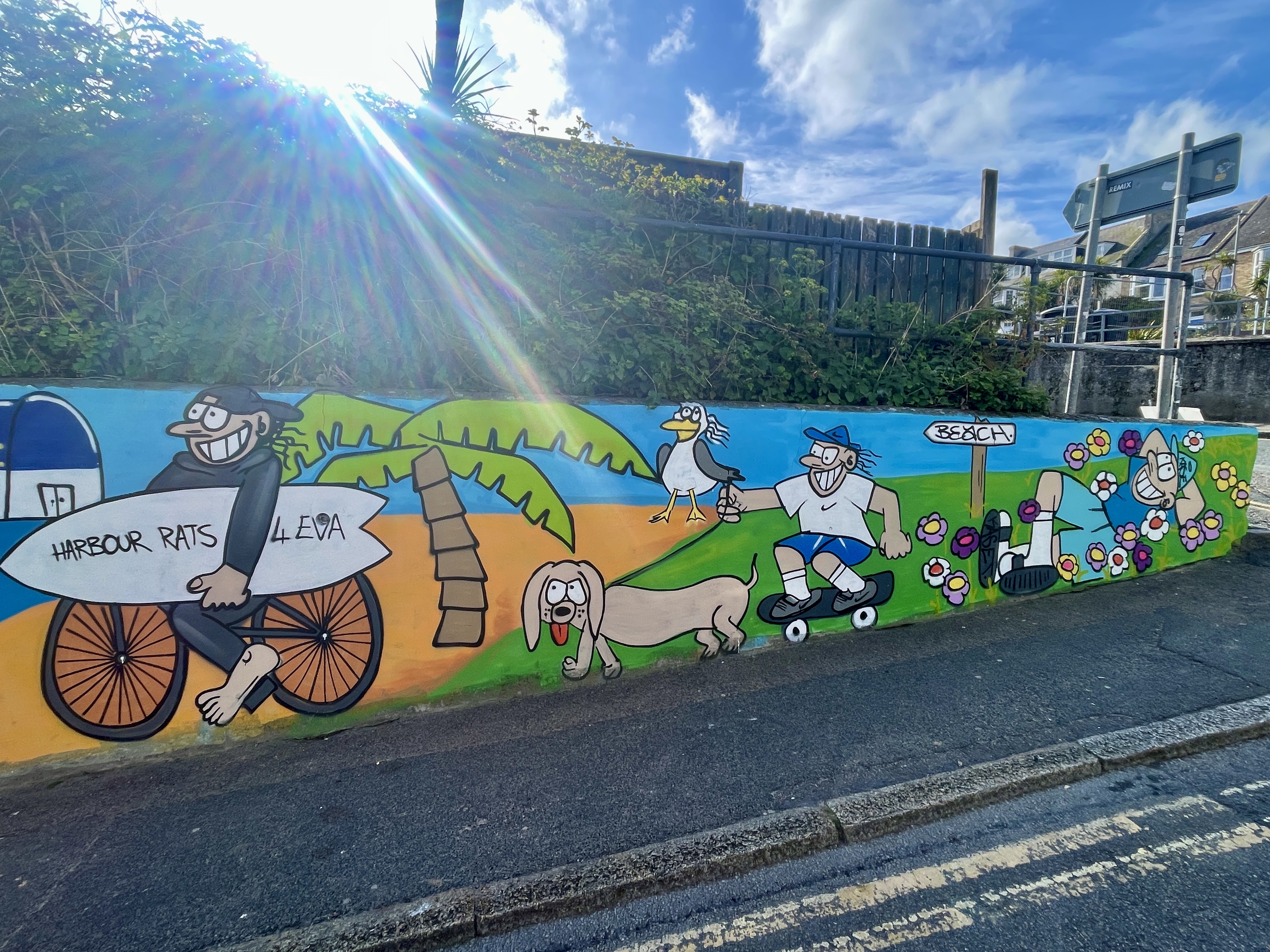 Harbour Rats 4 Eva Mural
