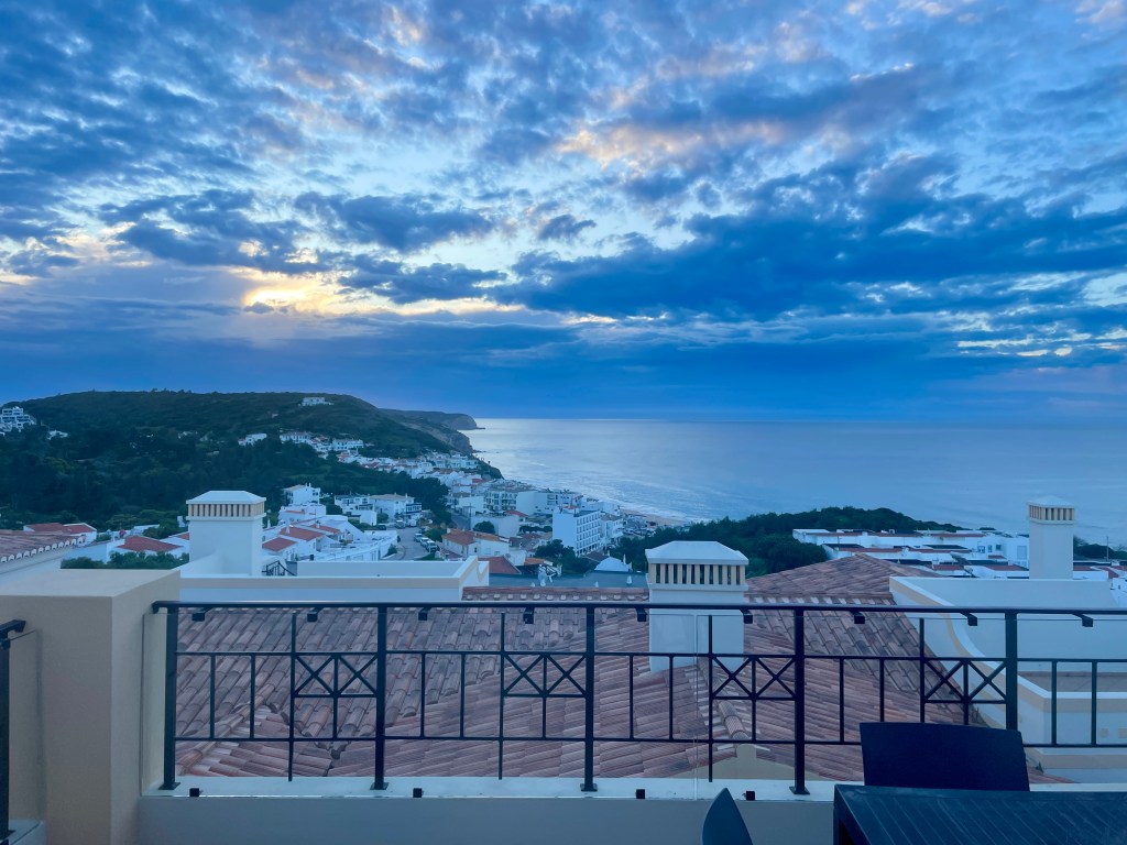 Sea view from balcony at NAU Salema Beach Village resort