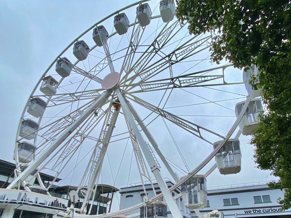 The Bristol Wheel ferris wheel near We The Curious on Millennium Square Bristol