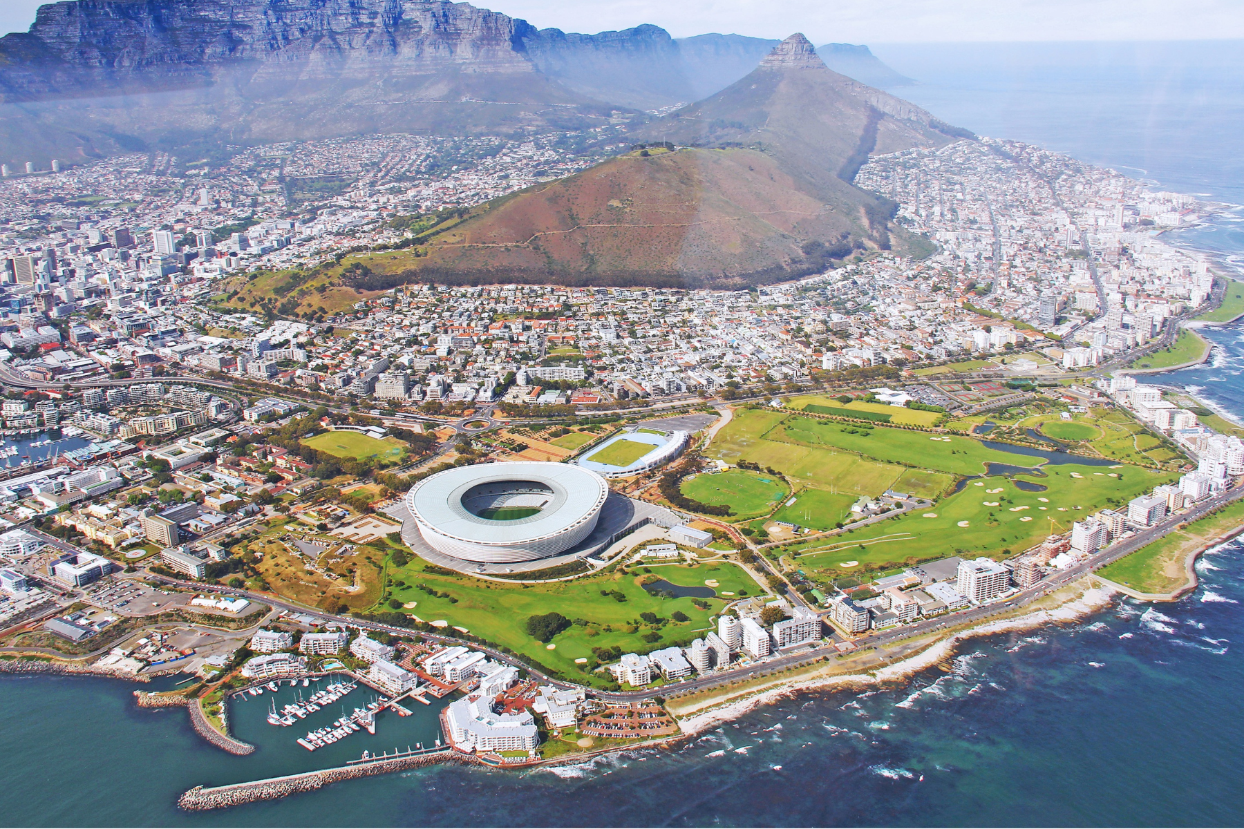 Aerial View of Cape Town Stadium