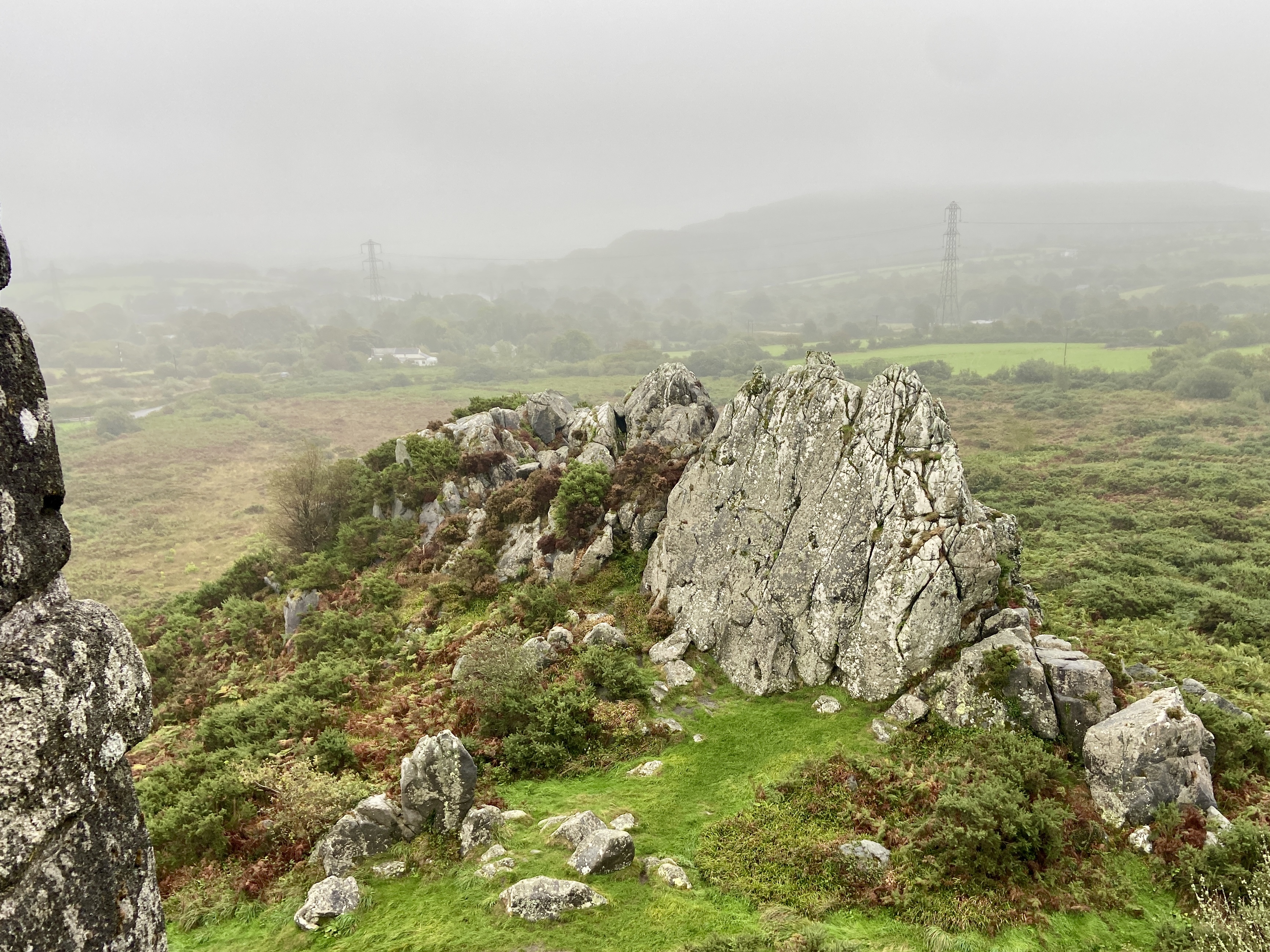 Views from the chapel on Roche Rock