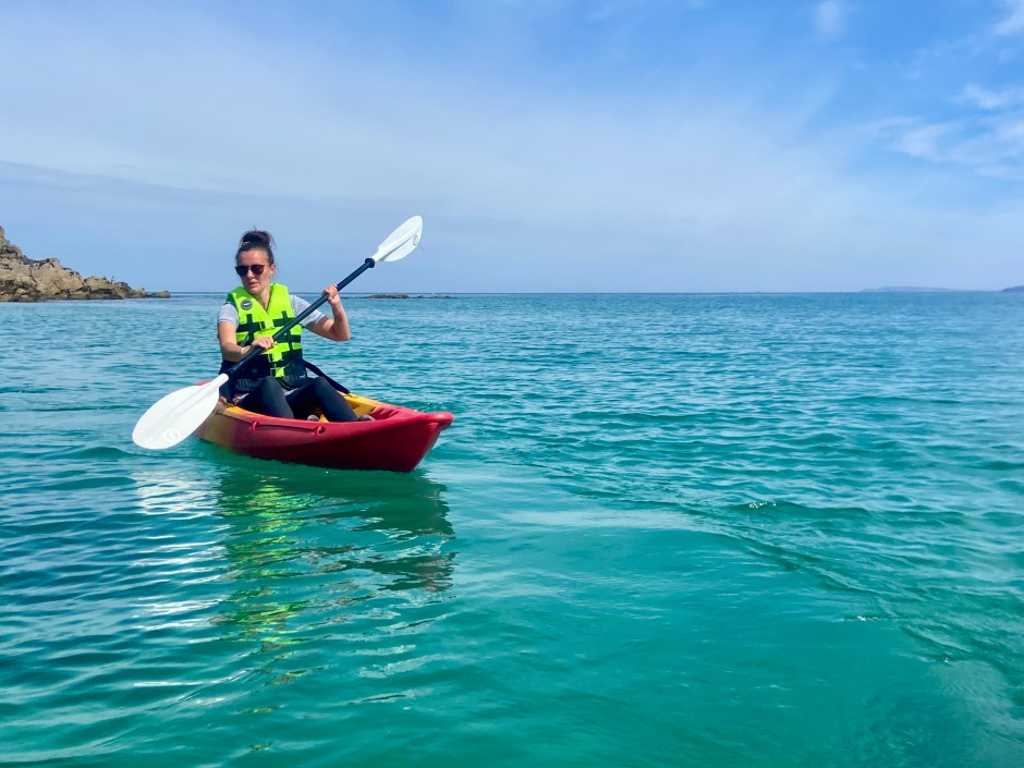 Kayaking in newquay